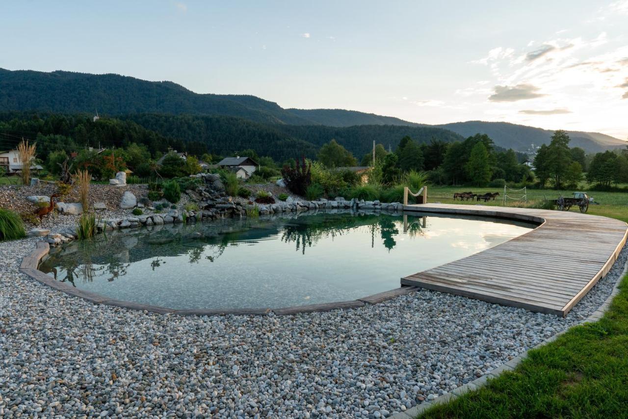 Glamping Happiness With Natural Pool Ribnica Exterior foto