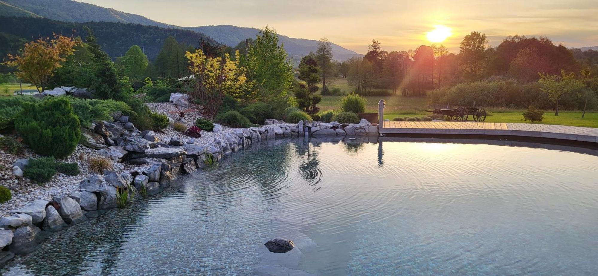 Glamping Happiness With Natural Pool Ribnica Exterior foto